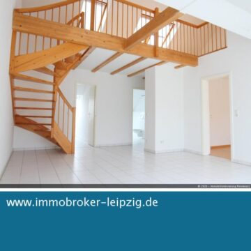 / 2 – Raum Dachgeschoss Wohnung mit EBK und Galerie / ab sofort, 04177 Leipzig, Dachgeschosswohnung