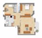 I frei werdend * 3-Raum ETW mit Balkon und Stellplatz in guter Lage I - Grundriss